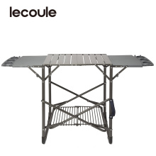 Lecoule Take Along Grill Stand Portable Grill Stove Stainless Steel Cover Folding Material Type grill
